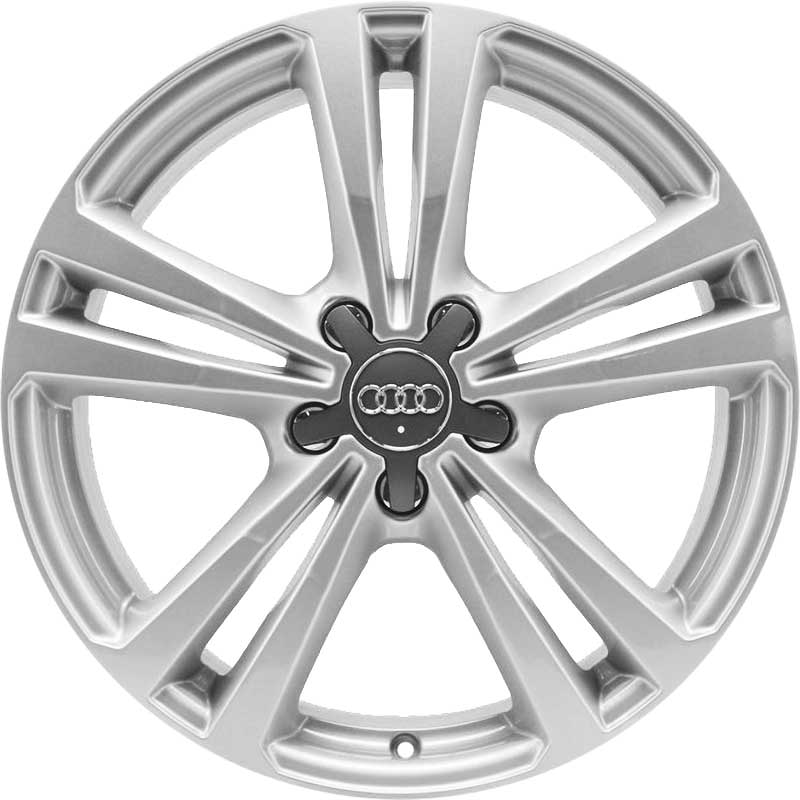 Audi 5 Parallel Spoke [A3 8V] Diamond Silver with Diamond Cut Alloy Wheel Product Image #1