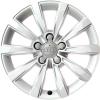 Audi 10 Spoke [A3 8V] Diamond Silver Wheel Img 1