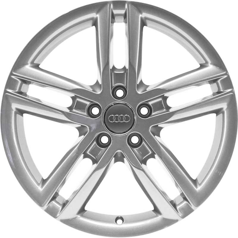 Audi 5 Double Spoke [A3 8V] Silver Alloy Wheel Product Image #1