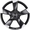 Audi 5 Arm Rotor [A3 8V] Gloss Black with Diamond Cut Wheel Img 1