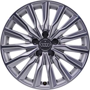 18" Audi 15 Arm Spoke [A3 8V] Diamond Silver&nbsp;with Diamond Cut alloy wheel