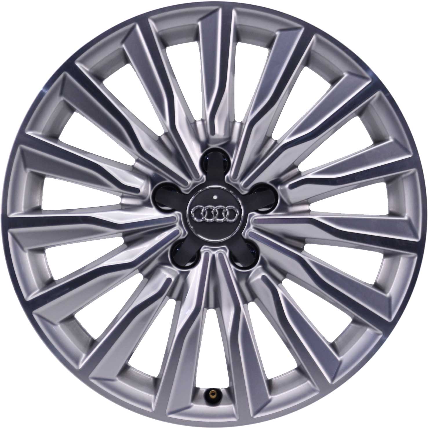 Audi 15 Arm Spoke [A3 8V] Diamond Silver with Diamond Cut Alloy Wheel Product Image #1