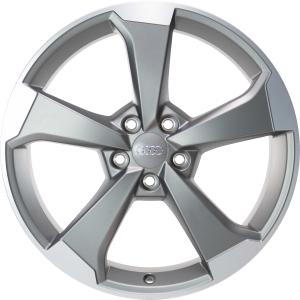 Grey Audi 5 Arm Rotor alloy wheel