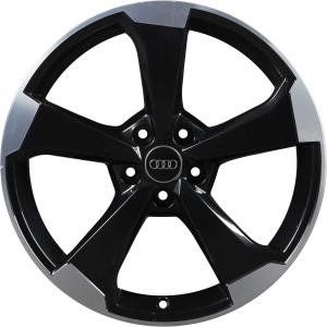 Audi 5 Arm Rotor [A3 8V] Anthracite Black with Diamond Cut Alloy Wheel for Audi RS3 8V - Sizes 19in