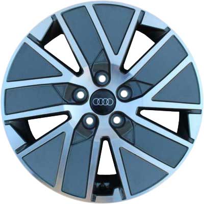 Audi 15 Spoke Aero [A3 8V] Graphite Grey with Diamond Cut Alloy Wheel Product Image #1