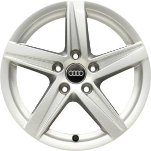 Audi 5 Spoke [A3 8V] Diamond Silver Alloy Wheel for Audi A3 & S3 8V - Sizes 16in, 17in