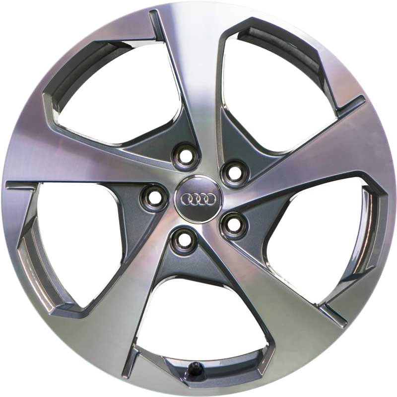Audi 5 Arm Dynamic [A3 8V] Graphite Grey with Diamond Cut Alloy Wheel Product Image #1