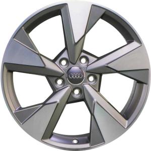 Grey Audi 5 Arm Polygon alloy wheel