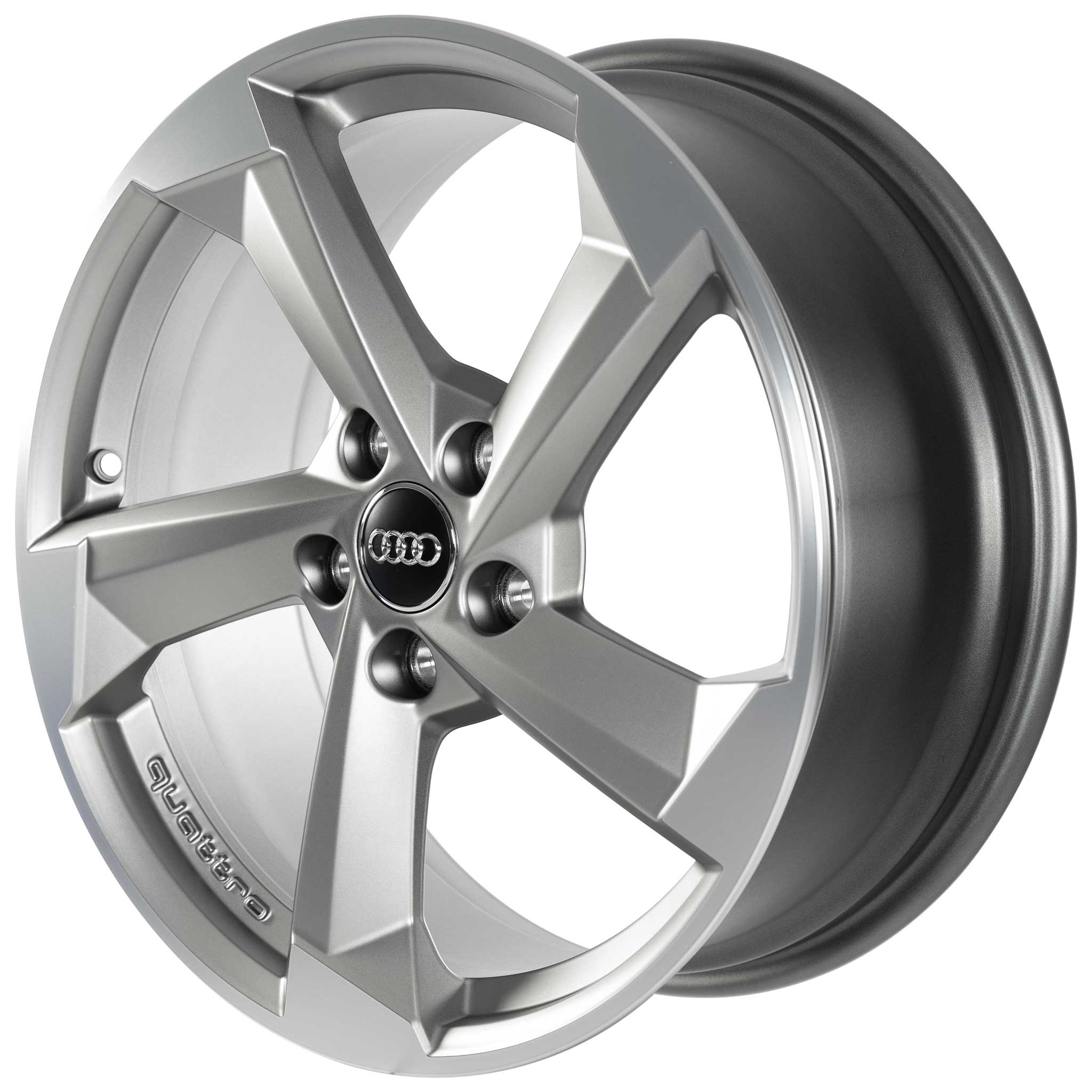 Audi 5 Arm Turbine [A3 8V] Platinum with Diamond Cut Alloy Wheel Product Image #2