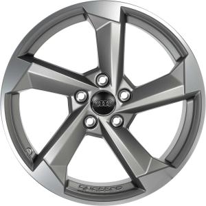 18" Audi 5 Arm Turbine [A3 8V] Platinum with Diamond Cut alloy wheel