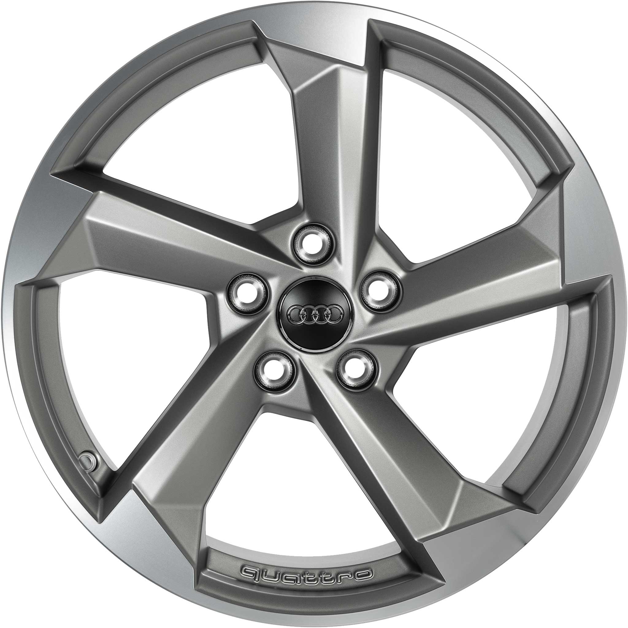 Audi 5 Arm Turbine [A3 8V] Platinum with Diamond Cut Alloy Wheel Product Image #1