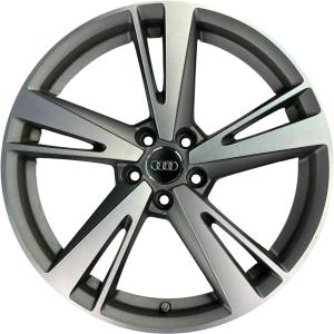 19" Audi 5 Arm Blade [A3 8V] Titanium Grey with Diamond Cut alloy wheel