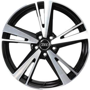 19" Audi 5 Arm Blade [A3 8V] Anthracite Black with Diamond Cut alloy wheel