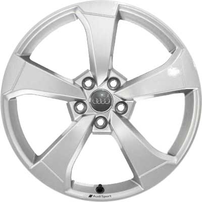 Audi Sport 5 Arm Rotor [A3 8V] Galvano Silver Alloy Wheel Product Image #1