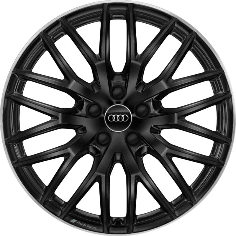 Audi Sport 10 Y Spoke [A3 8V] Gloss Black with Diamond Cut Alloy Wheel Product Image #1