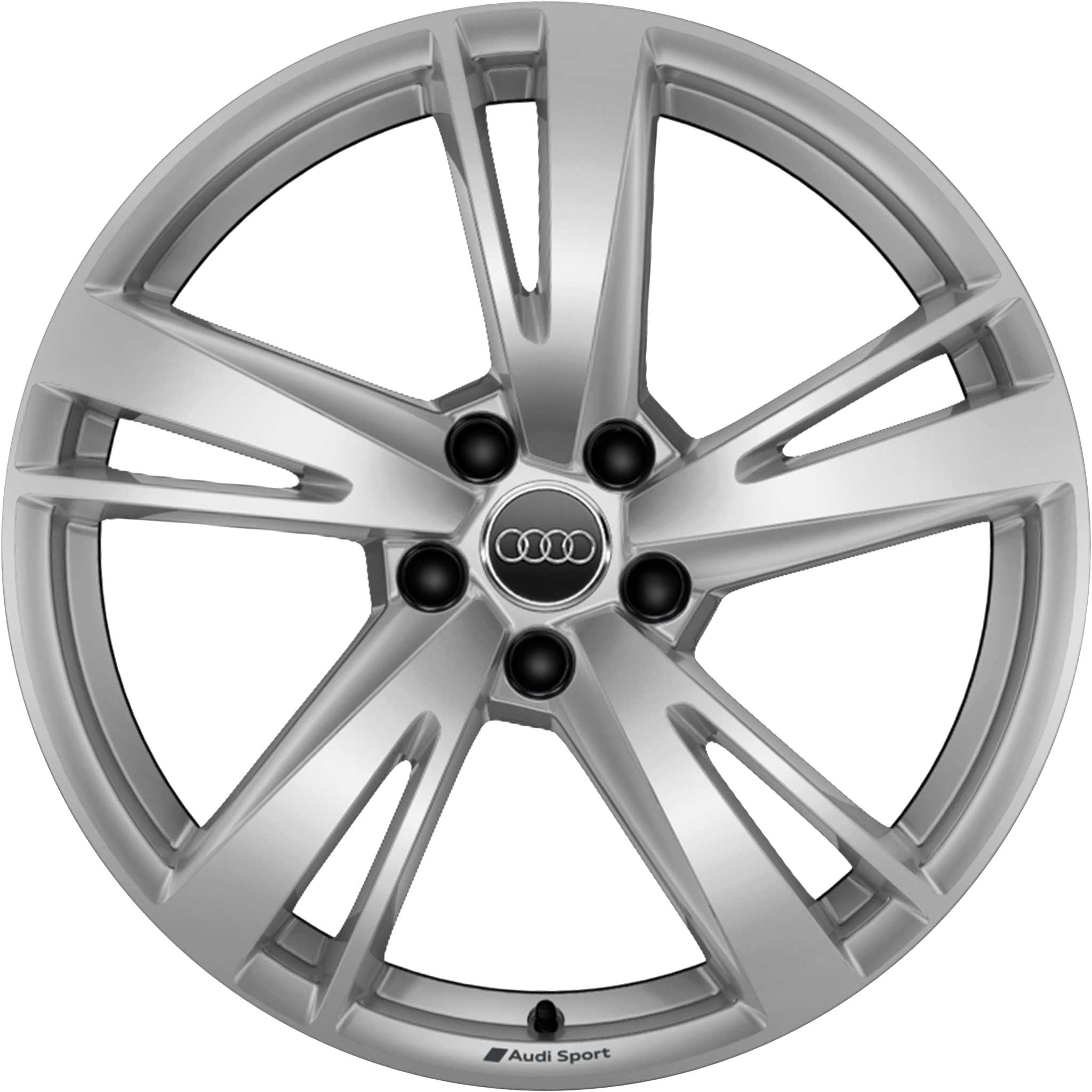 Audi Sport 5 Arm Blade [A3 8V] Galvano Silver Alloy Wheel Product Image #1