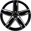 Audi 5 Arm Wing [A3 8V] Gloss Black with Diamond Cut Wheel Img 1