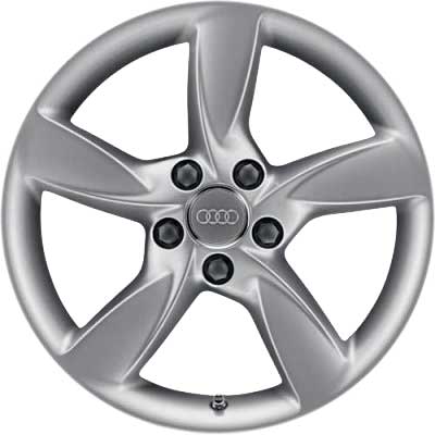 Audi 5 Arm Helica [A3 8V] Diamond Silver Alloy Wheel Product Image #1