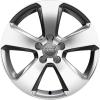 Audi 5 Spoke [A3 8V] Diamond Silver Wheel Img 1