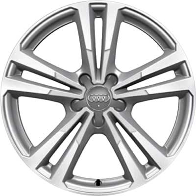 Audi 5 Parallel Spoke [A3 8V] Diamond Silver Alloy Wheel Product Image #1