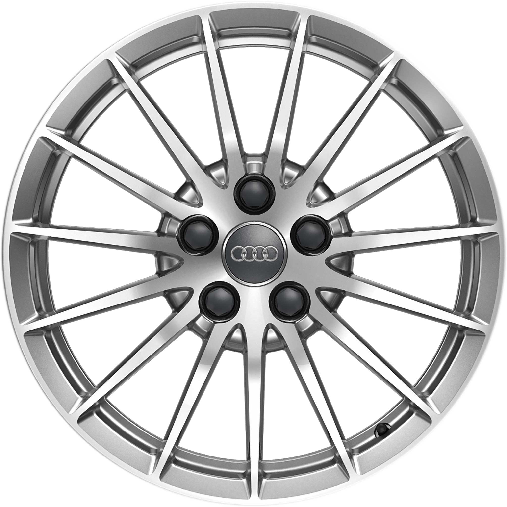 Audi 15 Spoke [A4 8W] Diamond Silver Alloy Wheel Product Image #1