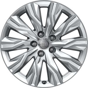 18" Audi 10 Arm Gravis [A4 8W] Diamond Silver alloy wheel