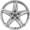 Audi 5 Double Spoke [A4 8W] Diamond Silver Wheel Img 1