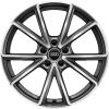 Audi 5 V Spoke Star [A4 8W] Matt Black Wheel Img 1