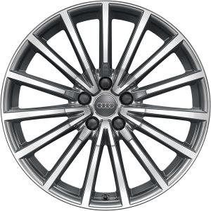 19" Audi Multi Spoke [A4 8W] Graphite Grey alloy wheel