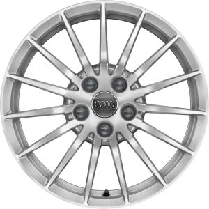 Audi 15 Spoke [A4 8W] Diamond Silver Alloy Wheel for Audi A5 & S5 B9 (8W6) - Sizes 17in