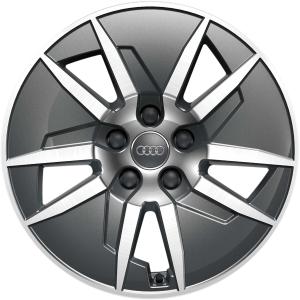 Grey Audi 5 Arm Aero alloy wheel