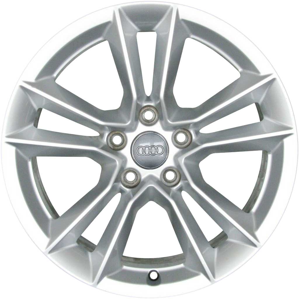 Audi 5 Twin Spoke [A4 8W] Diamond Silver Alloy Wheel Product Image #1
