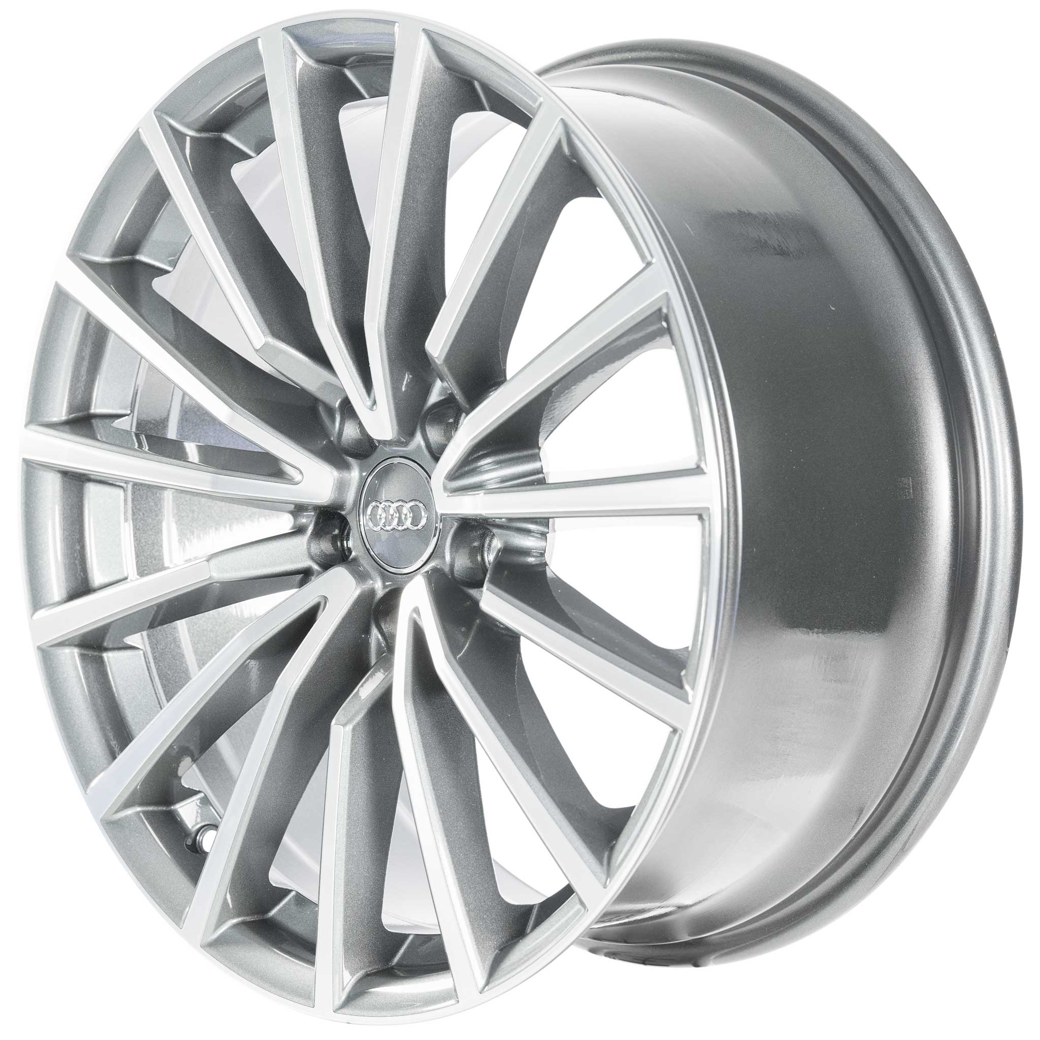 Audi Multi Spoke [A4 8W] Graphite Grey with Diamond Cut Alloy Wheel Product Image #2