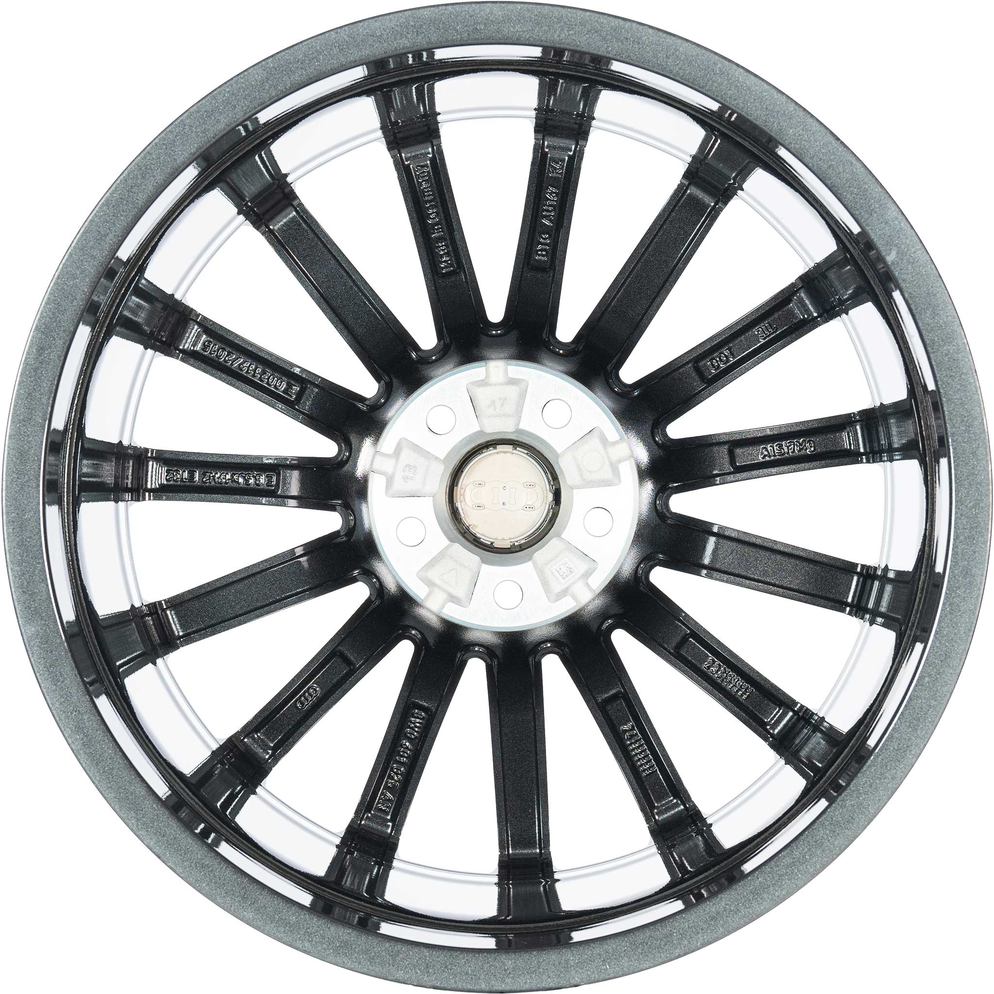 Audi Multi Spoke [A4 8W] Graphite Grey with Diamond Cut Alloy Wheel Product Image #3
