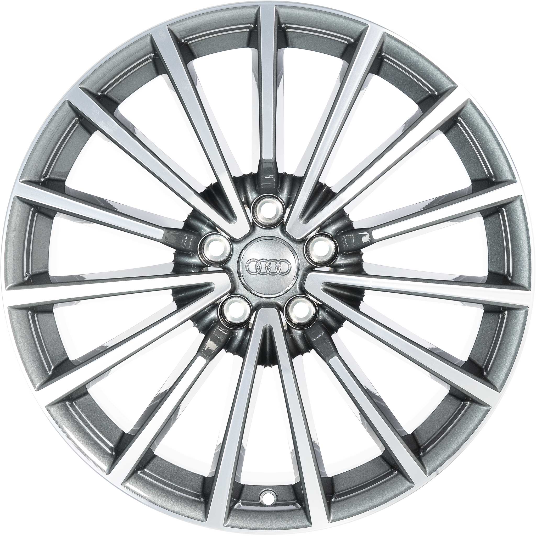 Audi Multi Spoke [A4 8W] Graphite Grey with Diamond Cut Alloy Wheel Product Image #1