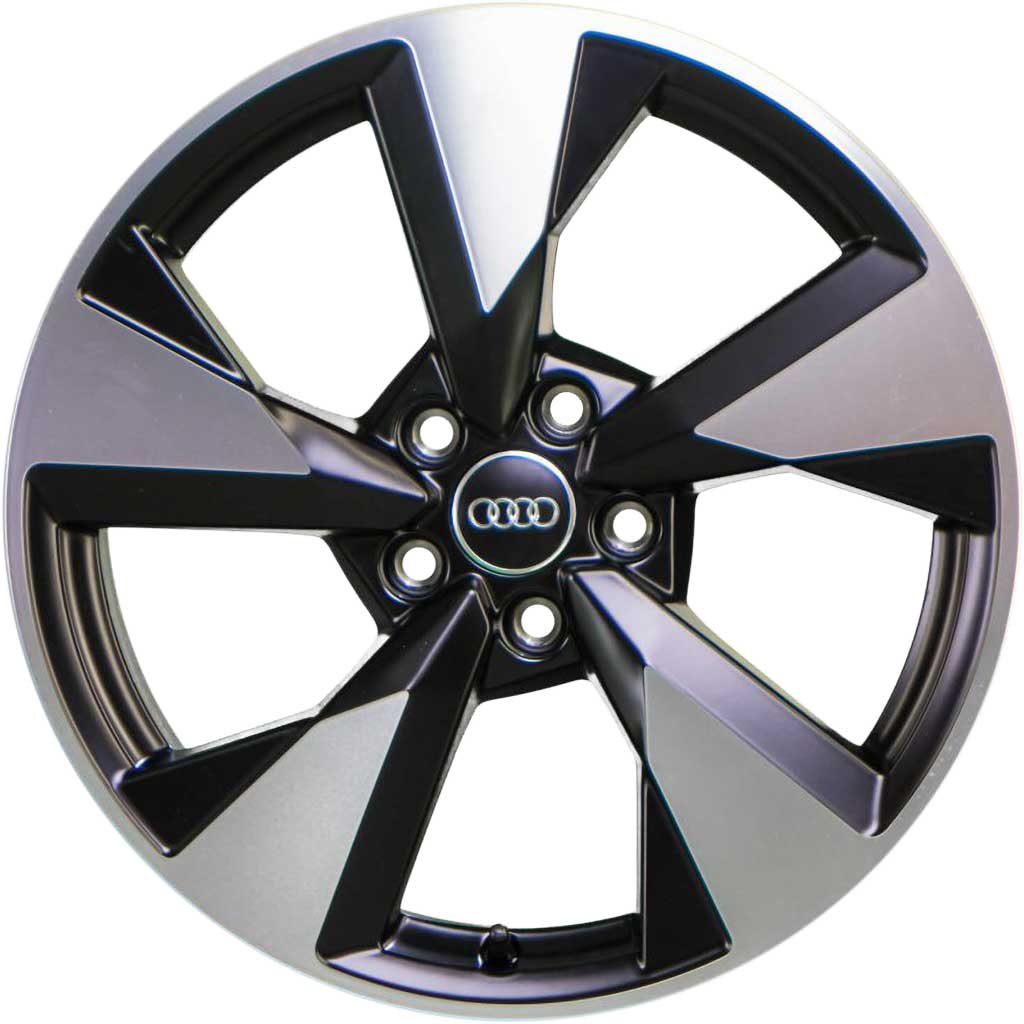 Audi 5 Aero Spoke [A4 8W] Gloss Black with Diamond Cut Alloy Wheel Product Image #1