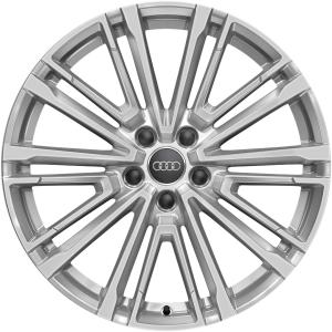 Audi 10 V Spoke [A4 8W] Galvano Silver Alloy Wheel for Audi A4 & S4 B9 (8W) - Sizes 19in