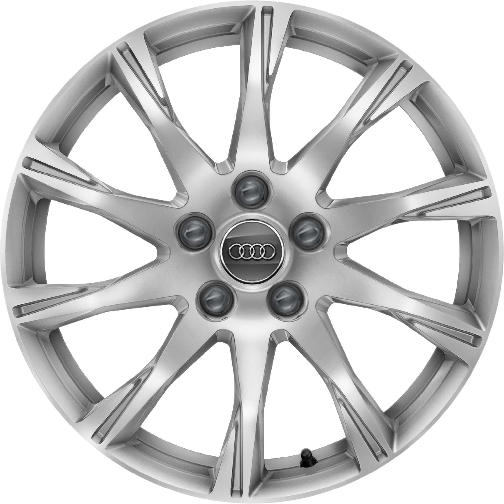 Audi 10 Spoke [A4 8W] Diamond Silver Alloy Wheel Product Image #1