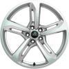 Audi 5 Arm Blade [A4 8W] Galvano Silver Wheel Img 1