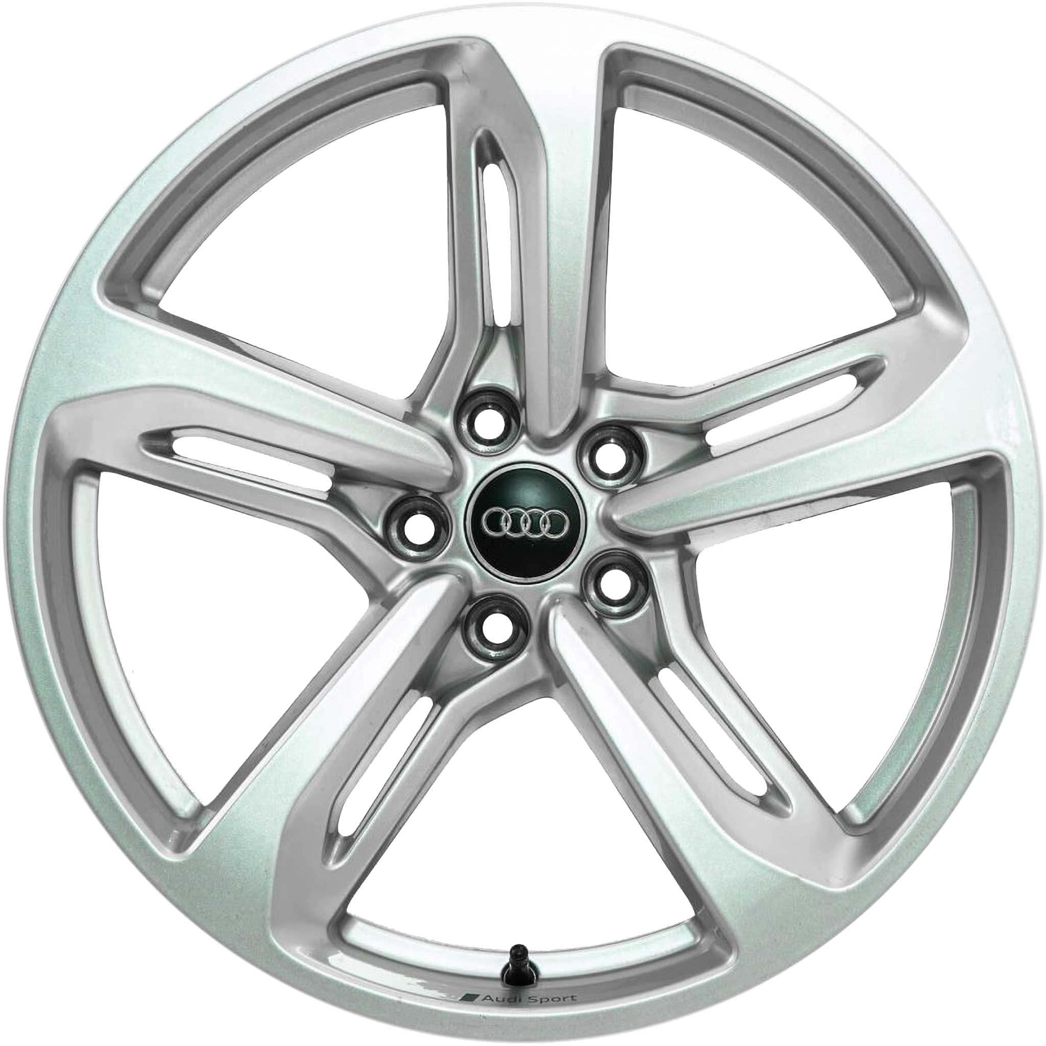 Audi 5 Arm Blade [A4 8W] Galvano Silver Alloy Wheel Product Image #1