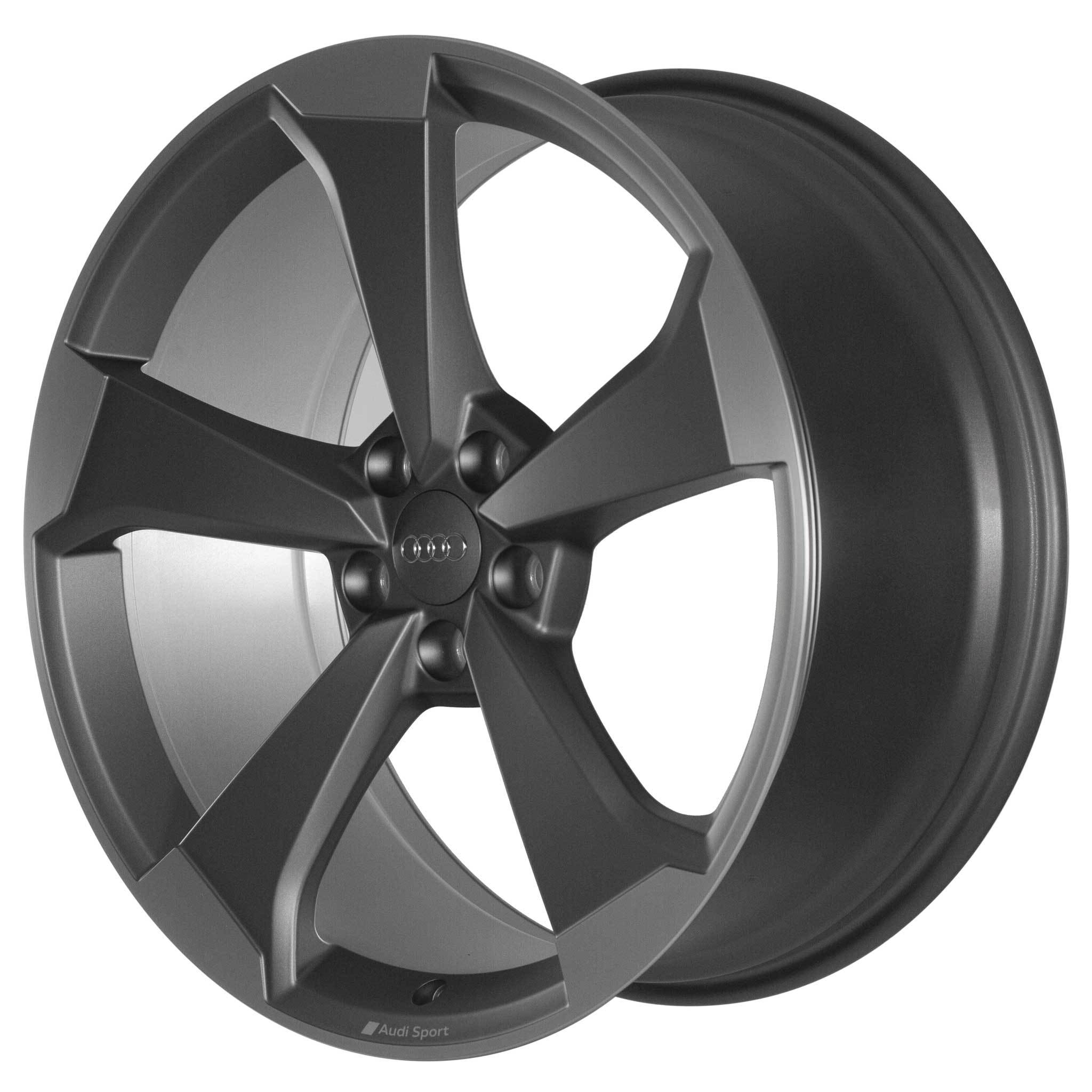 Audi 5 Arm Rotor [A4 8W] Titanium Grey with Diamond Cut Alloy Wheel Product Image #2