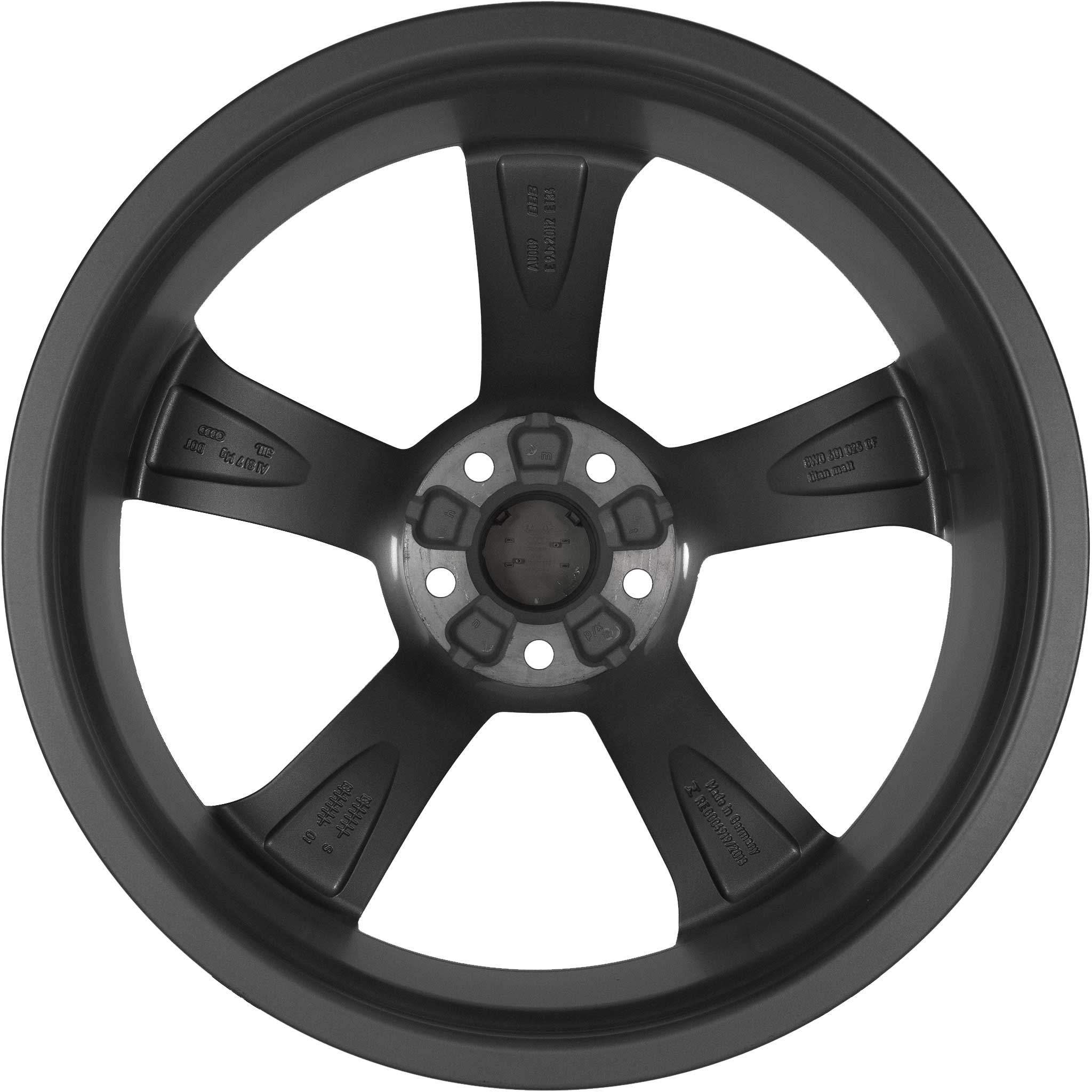 Audi 5 Arm Rotor [A4 8W] Titanium Grey with Diamond Cut Alloy Wheel Product Image #3