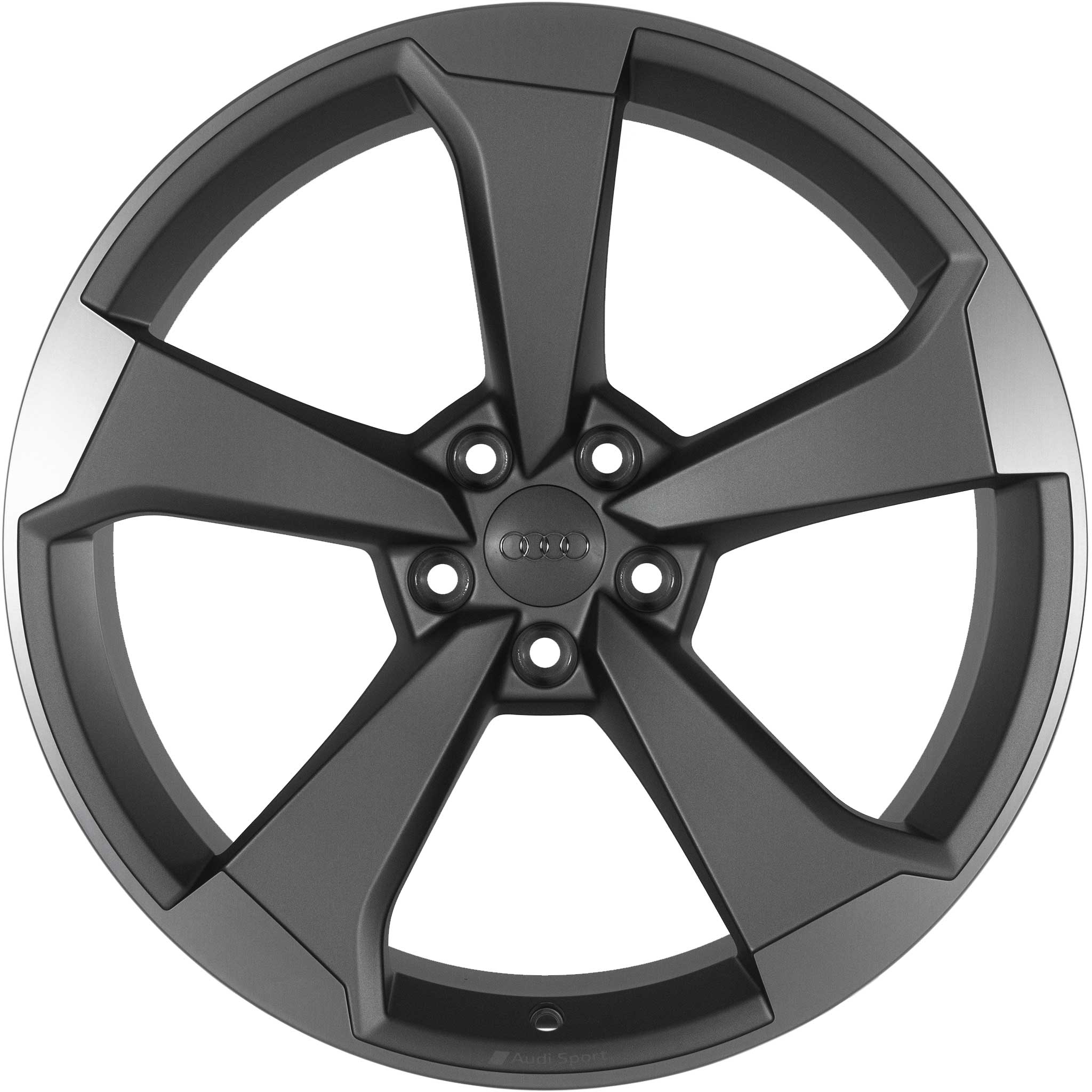 Audi 5 Arm Rotor [A4 8W] Titanium Grey with Diamond Cut Alloy Wheel Product Image #1
