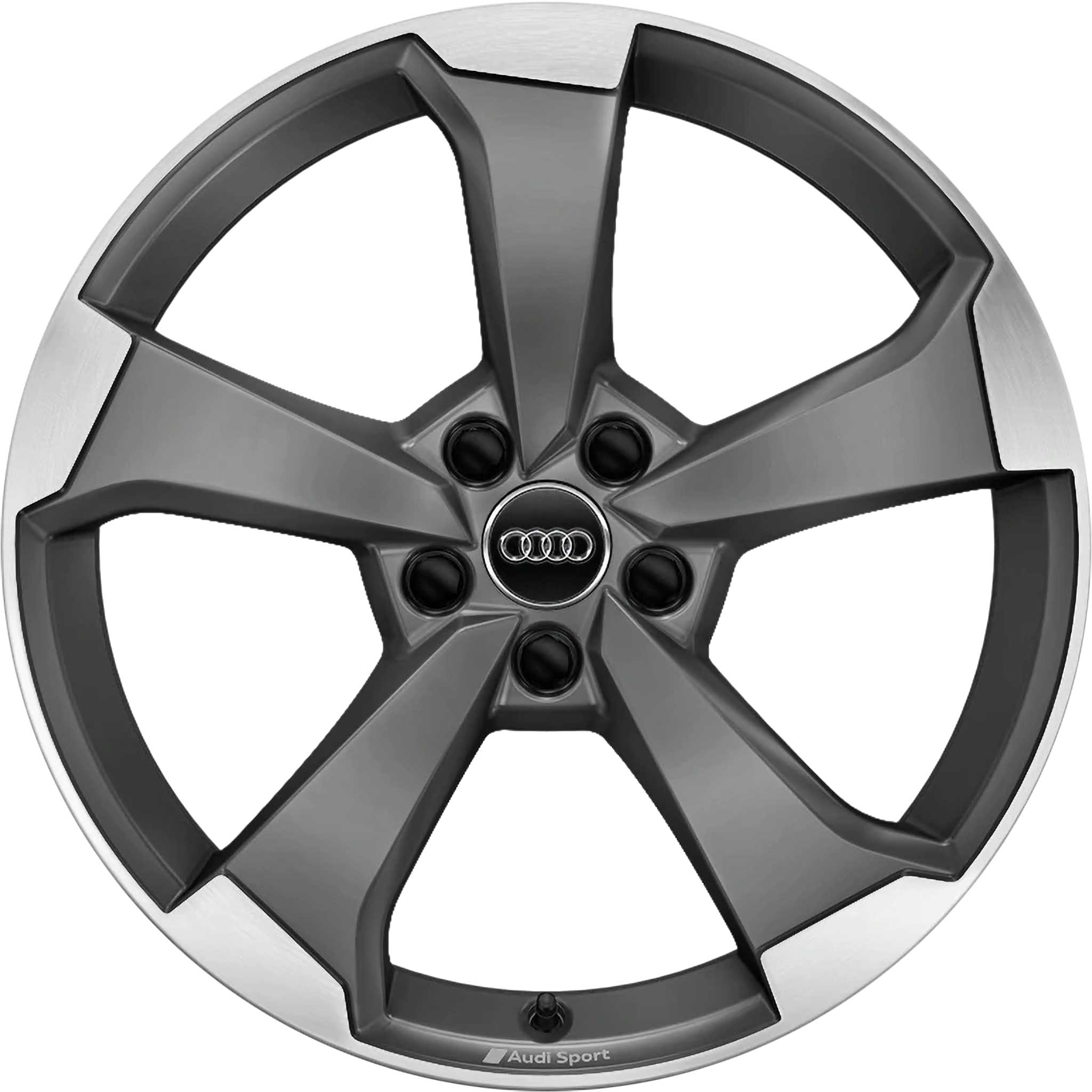 Audi 5 Arm Rotor [A4 8W] Titanium Grey with Diamond Cut Alloy Wheel Product Image #1