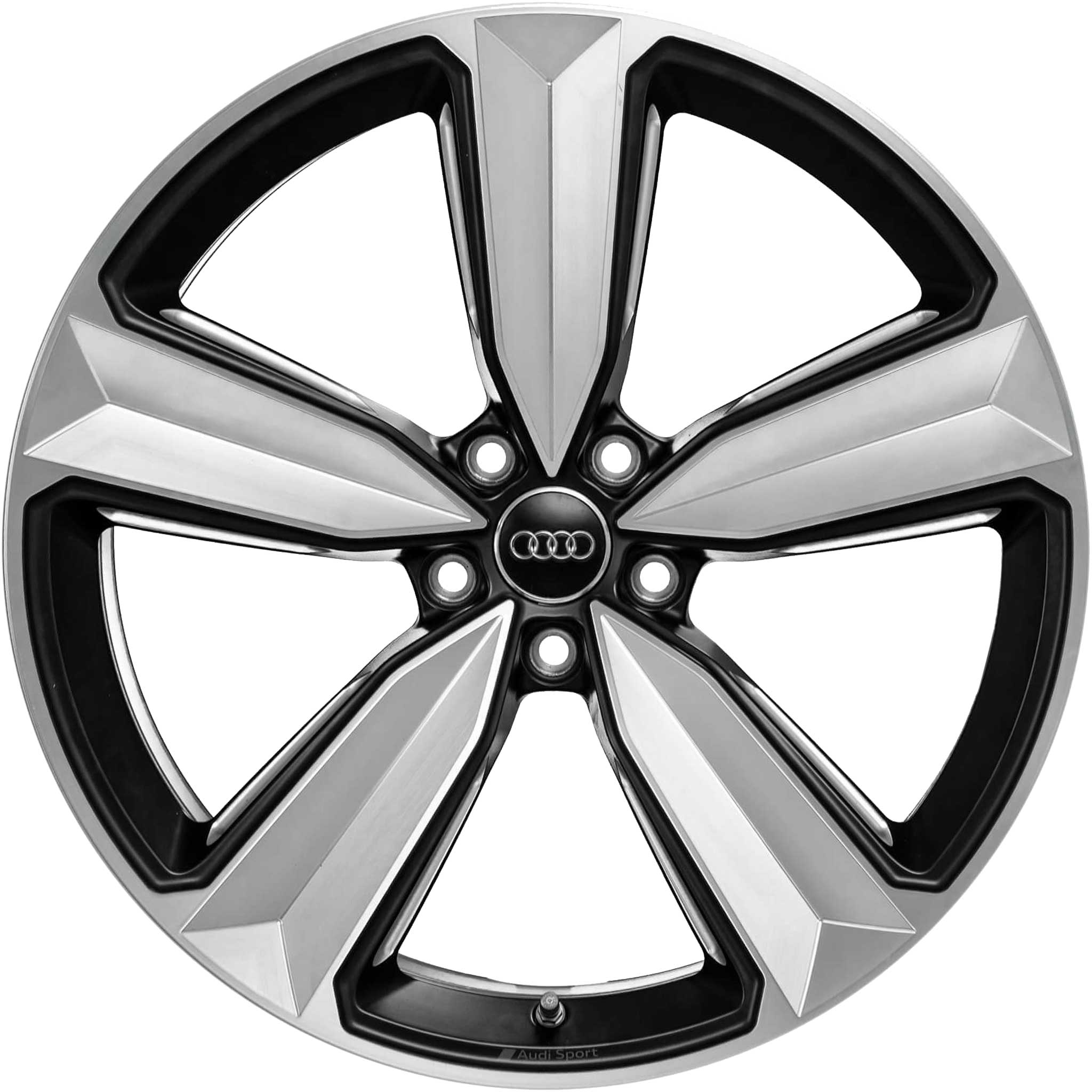 Audi Sport 5 Arm [A4 8W] Anthracite Black with Diamond Cut Alloy Wheel Product Image #1