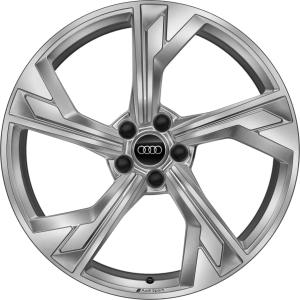Audi Sport 5 Arm Flag [A4 8W] Galvano Silver Alloy Wheel - Sizes 20in