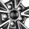 Audi 5 V Spoke [A4 8W] Titanium Grey with Diamond Cut Wheel Img 4