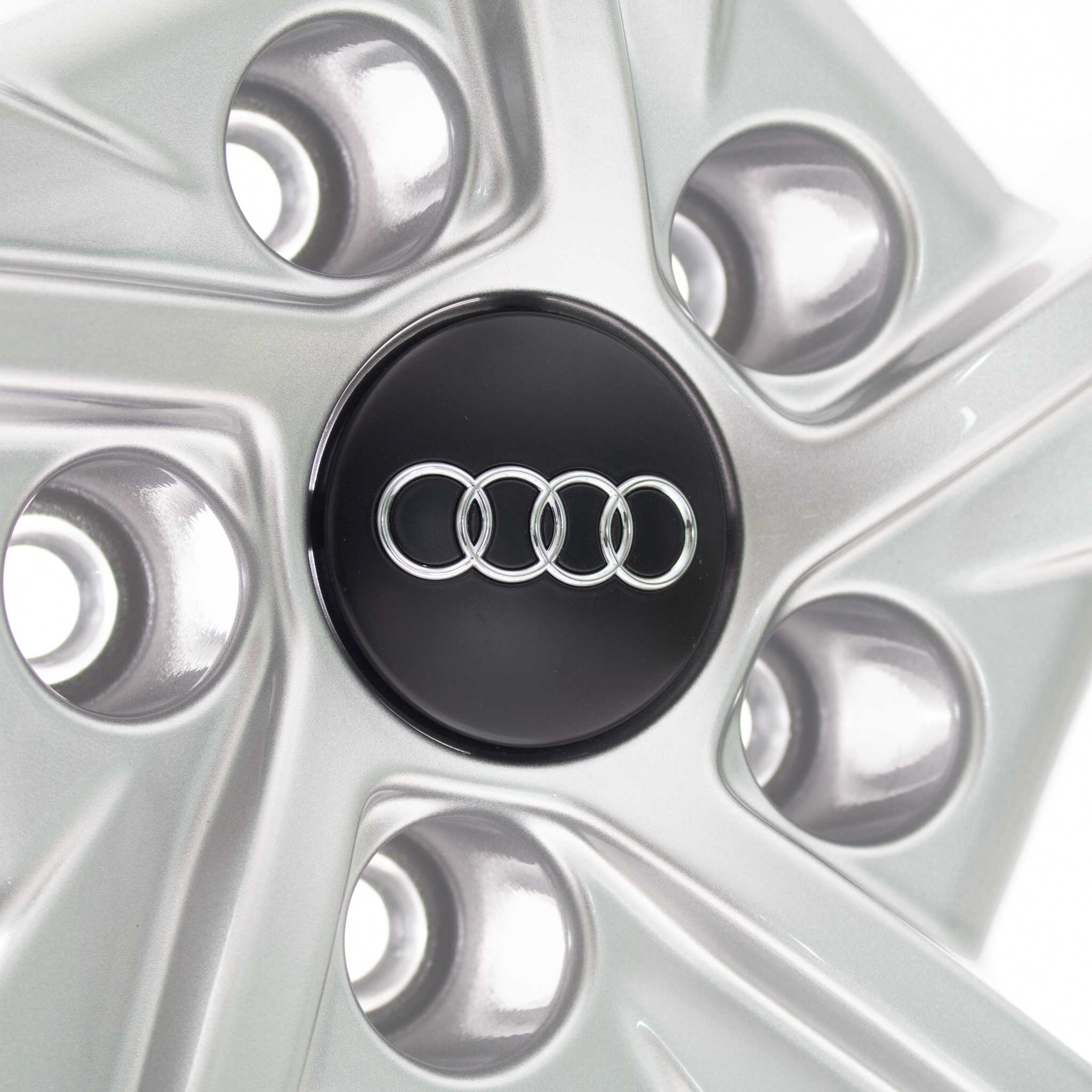 Audi Sport 5 Arm Torsio [A4 8W] Galvano Silver Alloy Wheel Product Image #4