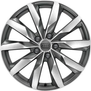 Grey Audi 10 Spoke Dynamic alloy wheel