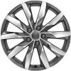 Audi 10 Spoke Dynamic [A4 8W] Graphite Grey with Diamond Cut Wheel Img 1